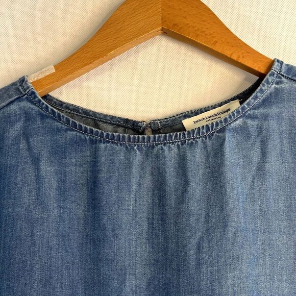 Beach Lunch Lounge NWT Boho Soft Tencel Embroidered Top Size Small - Picture 3 of 10